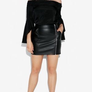 EXPRESS Faux Leather Skirt